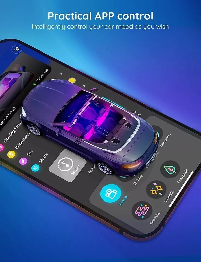 Govee Car LED Lights Smart Interior Lights with App Control