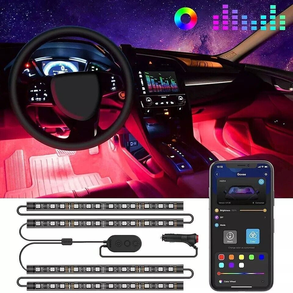 Govee Car LED Lights Smart Interior Lights with App Control